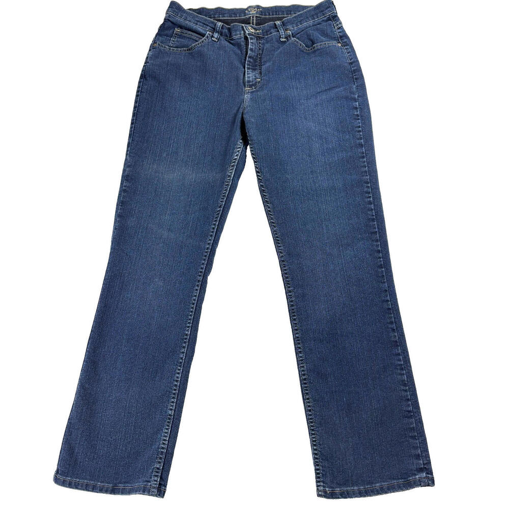Riders By Lee Jeans Womens Size 14M Blue Classic Fit Denim Pants Retro Style 90s